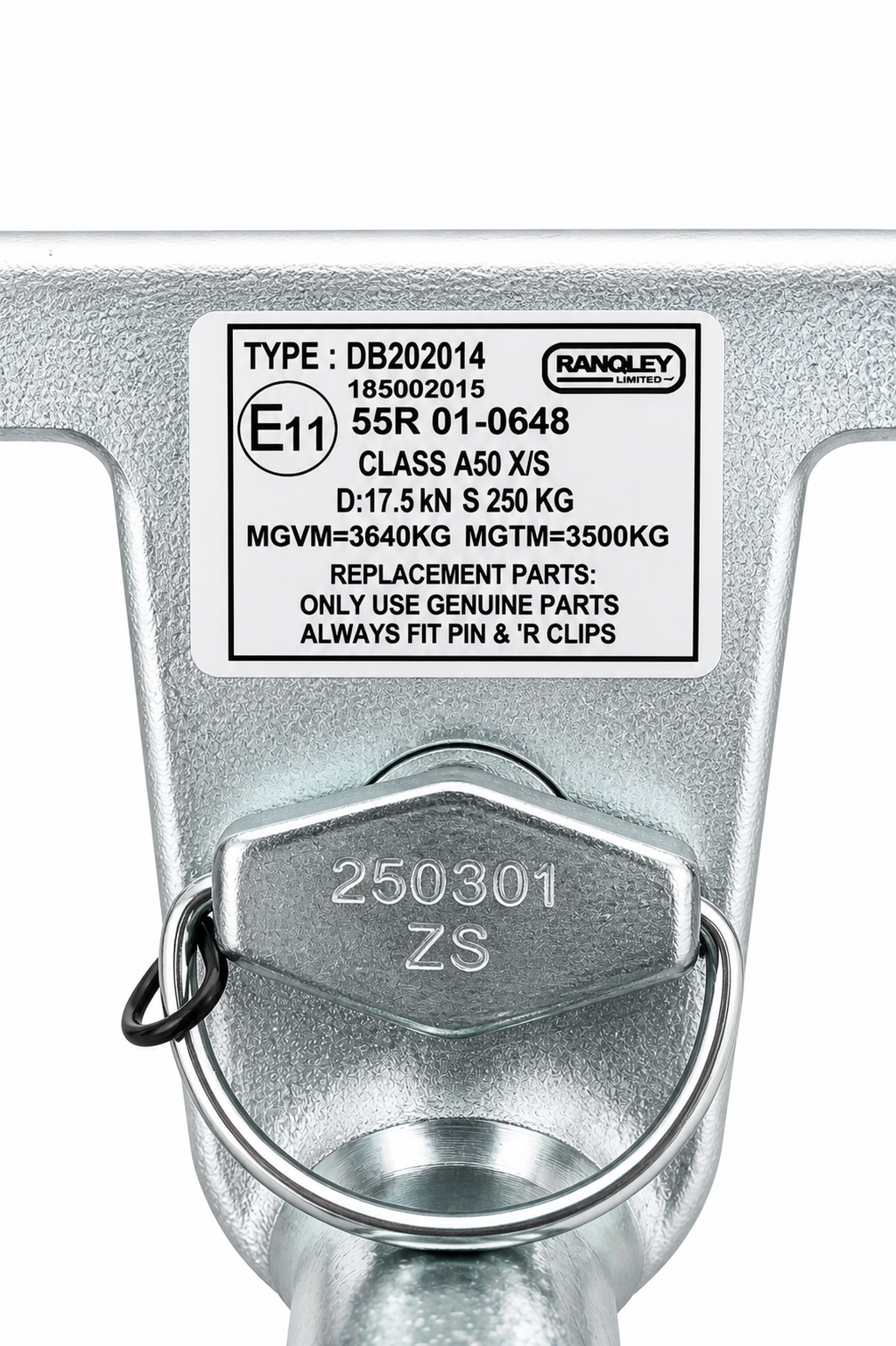 Geninue Dixon Bate Ball and Pin Coupling 3500KG