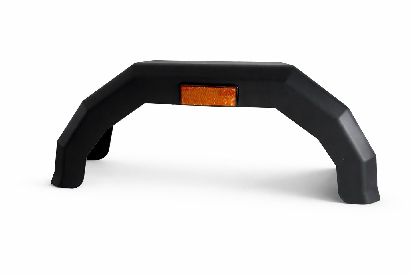 10” Black Angular Single Plastic Mudguard
