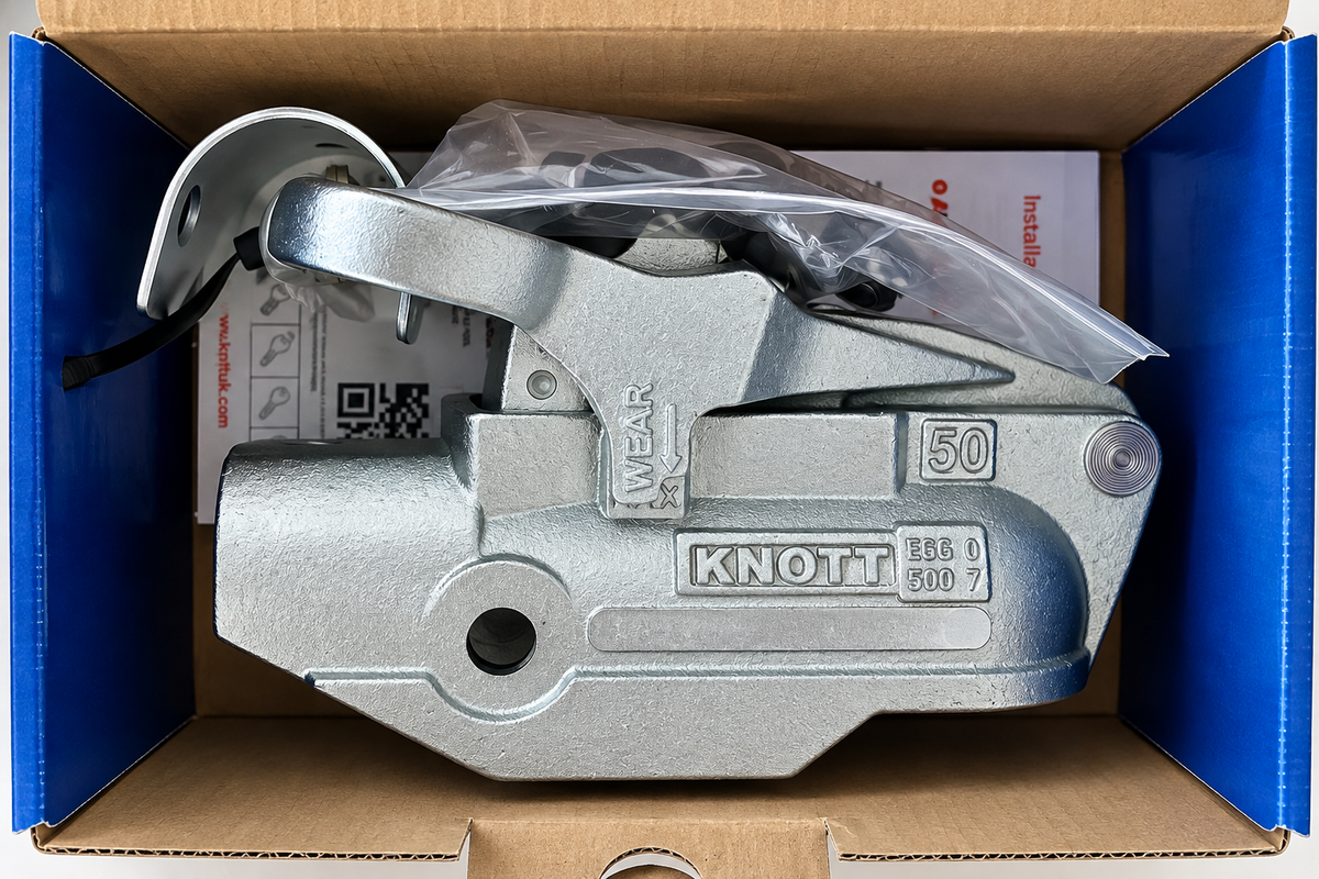Genuine KNOTT Avonride KFG27 Cast Lockable Coupling Hitch Head 2700kg