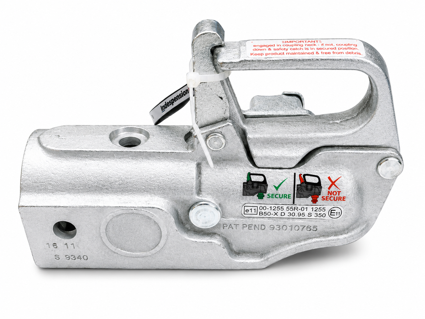 50mm Indespension Tripelock Hitch Head To Suit V675 Coupling