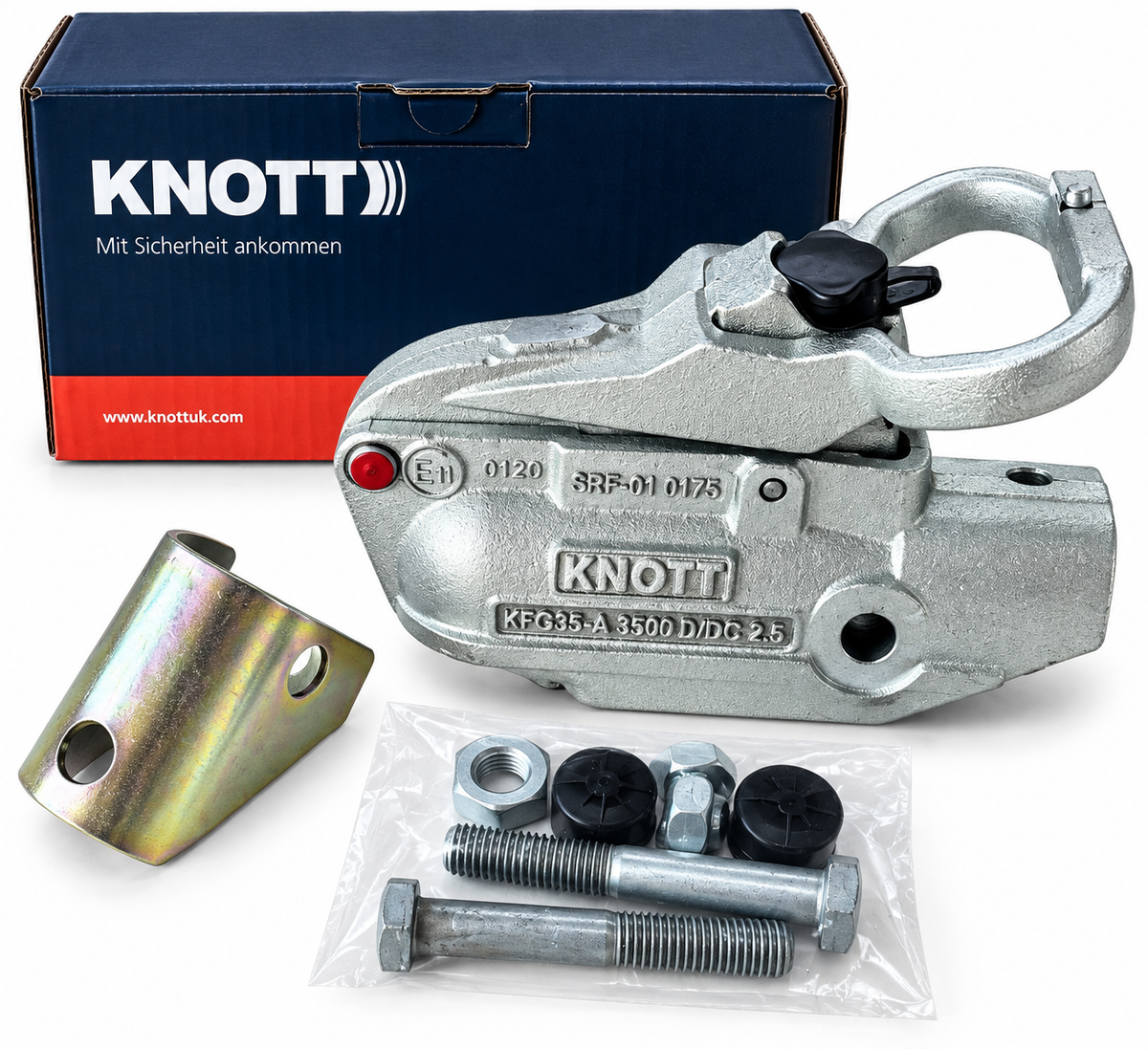 Genuine KNOTT Avonride KFG27 Cast Lockable Coupling Hitch Head 2700kg