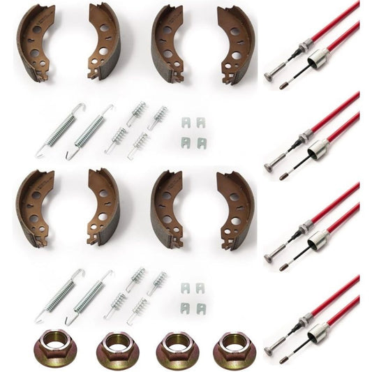 Brian James A Series (up to 3000KG) Twin Axle Brake Service Kit