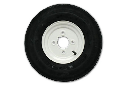 Wheel & Tyre Assembly 400x8 - 4 x 3/8" Studding, 101.6mm PCD, 67mm Centre Bore